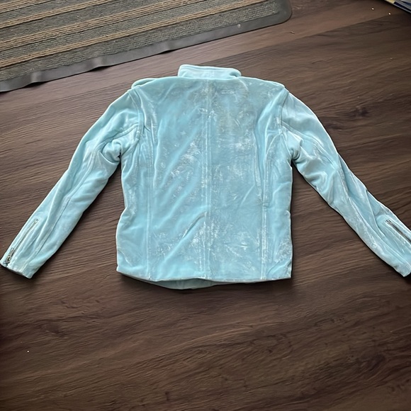 Chaser Stretch Velvet Moto Jacket Children Size 6 NWT - Picture 2 of 2